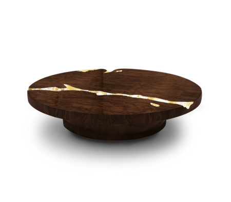 Журнальный столик BOCA DO LOBO SOHO EMPIRE WALNUT ROOT