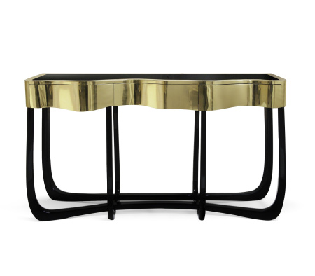 Консоль BOCA DO LOBO SINUOUS GOLD