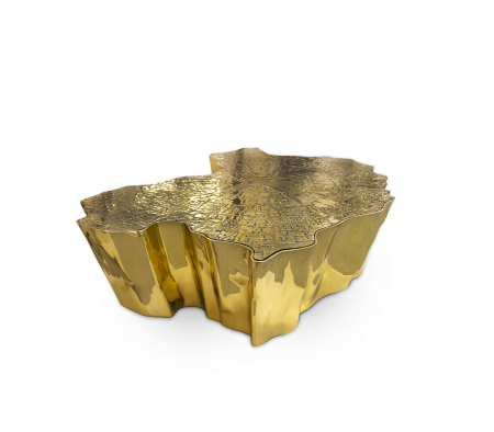 Журнальный столик BOCA DO LOBO EDEN BRASS SMALL