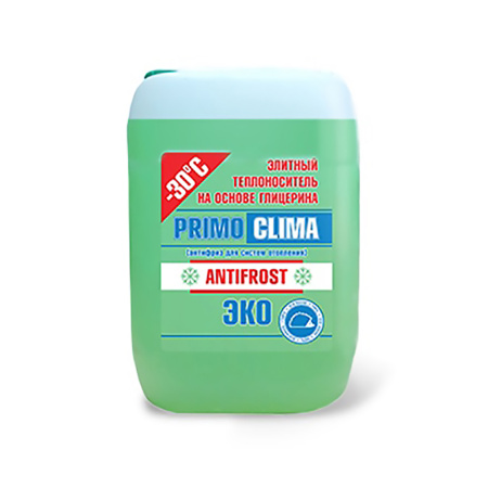 Теплоноситель Primoclima Antifrost (Глицерин) -30C ECO 20 кг канистра (цвет зеленый)