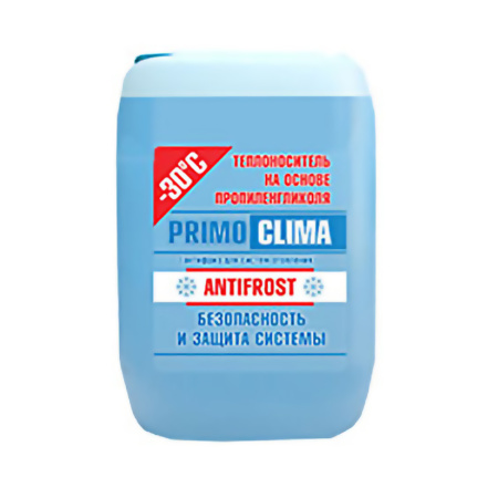 Теплоноситель Primoclima Antifrost (Пропиленгликоль) -30C 20 кг канистра (цвет синий)