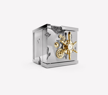Сейф для драгоценностей BOCA DO LOBO MILLIONAIRE SILVER